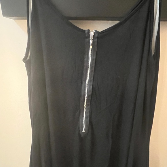 Peace Love Boheme black and white spaghetti strap summer dress. - Picture 4 of 10